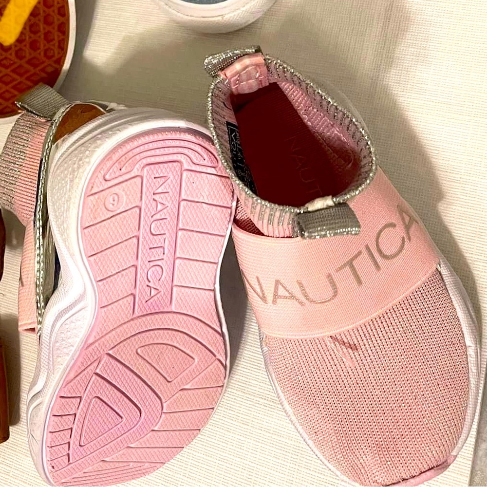 Pink nautica shoes